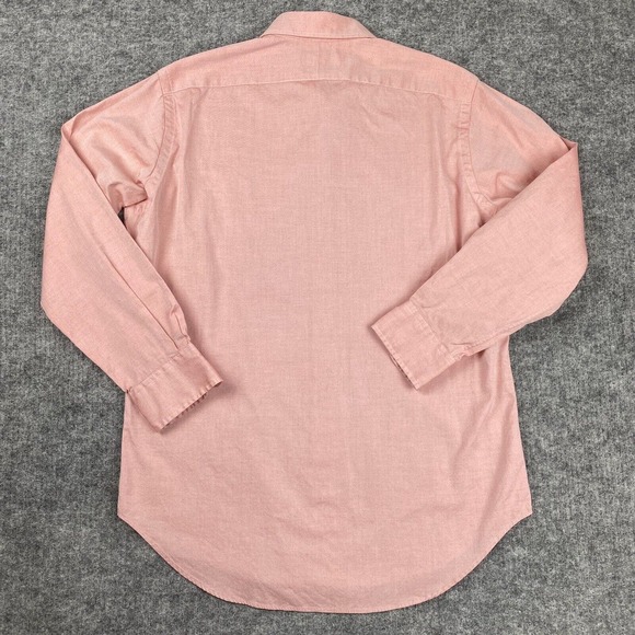 Ralph Lauren Shirt Mens Medium 15.5 32/33 Red Custom Fit Button Down Long Sleeve - Picture 5 of 10